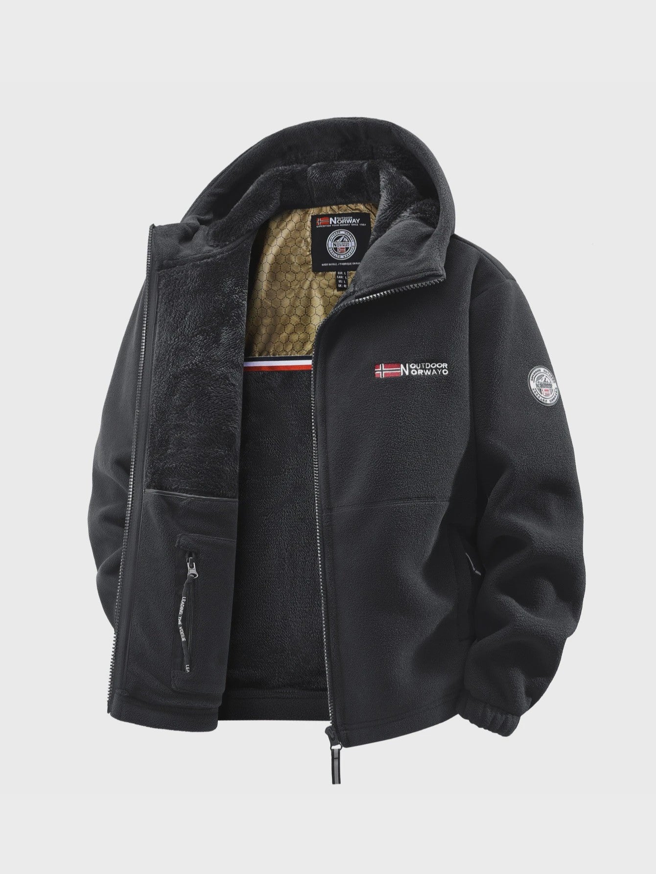 Heren Outdoor Jas met Capuchon - Veelzijdige Winterjas voor Dagelijks Gebruik en Reizen