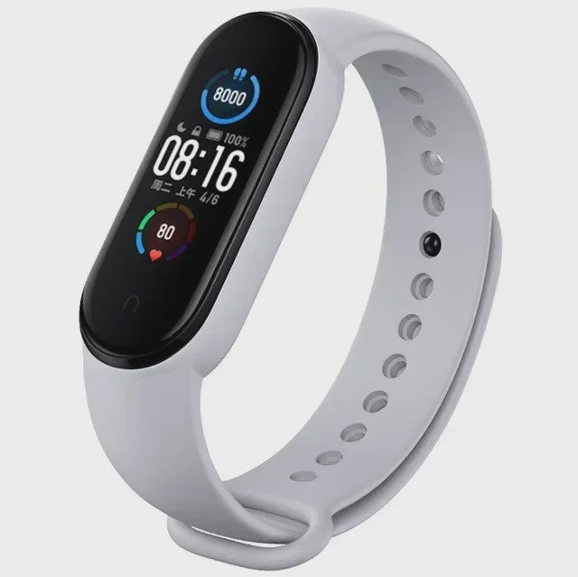 Siliconen Polsband voor Xiaomi Mi Band 7, 6, 5, 4, 3 - Vervangend Bandje Smartwatch Accessoire