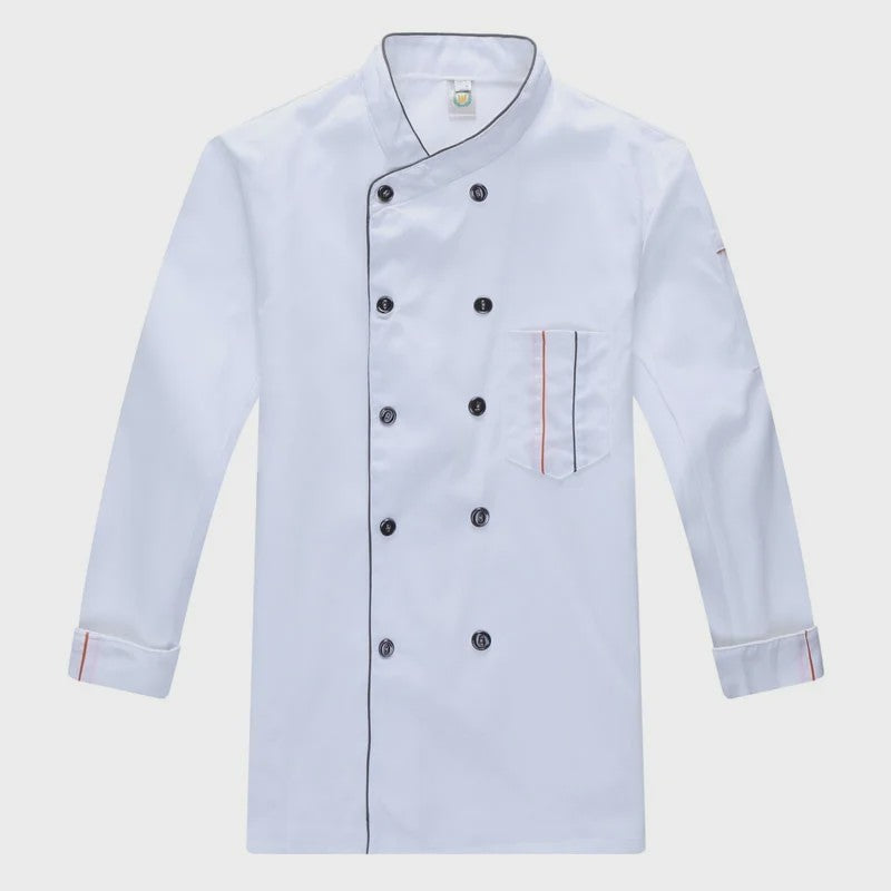 Ademend Koksbuis Korte Mouw Unisex Dubbelzijdig Sluitend - Keuken & Catering