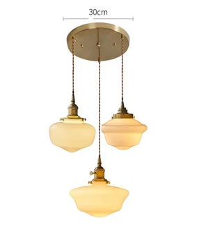 Japanse Glazen Hanglamp – Minimalistisch Nordic Design – LED E27 – Verstelbaar Snoer 200 cm – Sfeervolle Interieurverlichting
