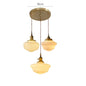 Japanse Glazen Hanglamp – Minimalistisch Nordic Design – LED E27 – Verstelbaar Snoer 200 cm – Sfeervolle Interieurverlichting