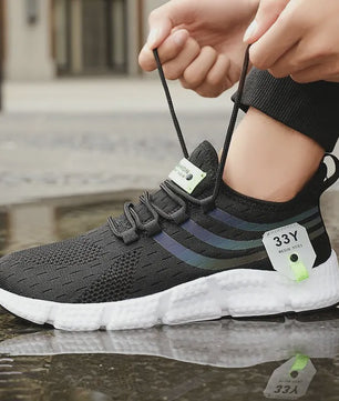 Herensneakers Ademend Lichtgewicht Mesh - Casual Sport & Hardloopschoenen