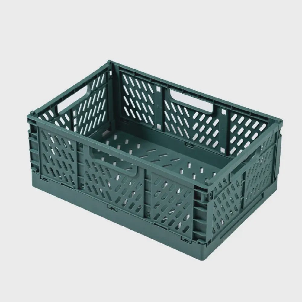 Opvouwbare Opbergkratten - Stapelbare Plastic Manden voor Thuis, Kantoor en Klaslokaal