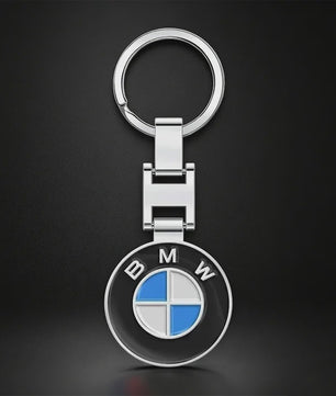 Metalen 3D BMW Autosleutelhanger Ring met Embleem - Auto Accessoires