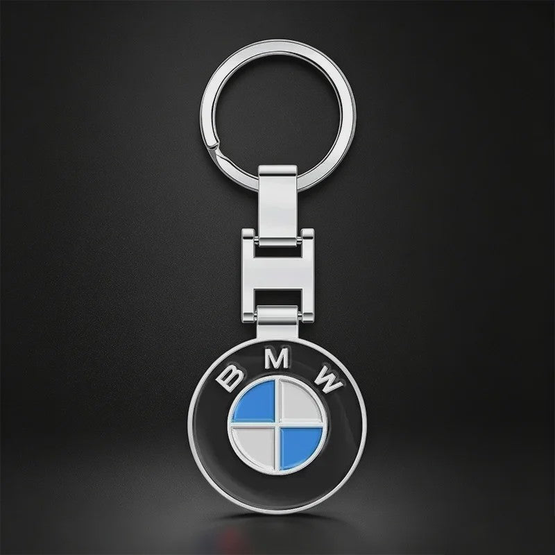 Metalen 3D BMW Autosleutelhanger Ring met Embleem - Auto Accessoires