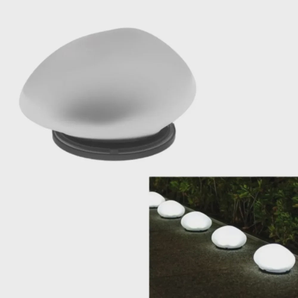 Solar Tuinlamp Steen - Decoratieve LED Verlichting voor Buiten