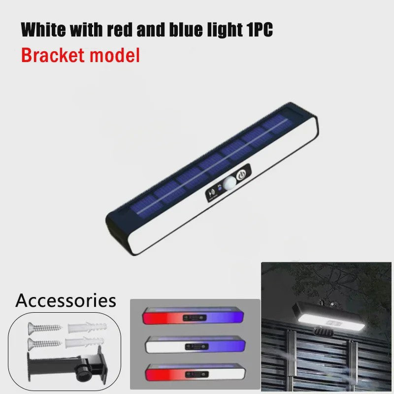 Krachtige LED Solar Buitenlamp met Bewegingssensor - Tuin, Terras, Garage