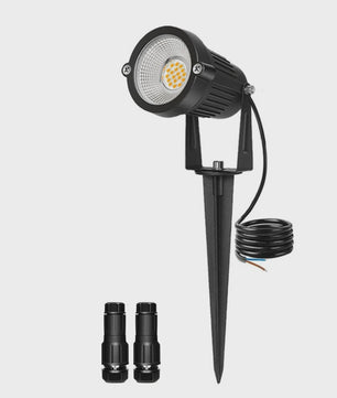 Waterdichte LED Tuinspot 7W Warm Wit met Grondspies - IP65 Buitenverlichting