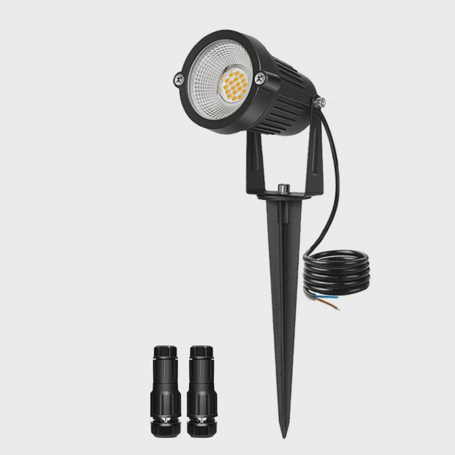 Waterdichte LED Tuinspot 7W Warm Wit met Grondspies - IP65 Buitenverlichting