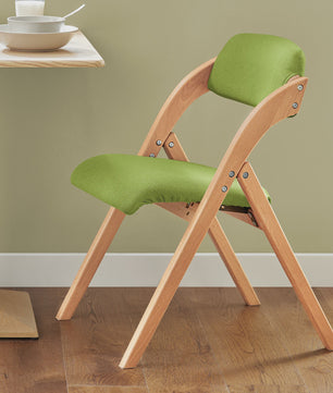Opvouwbare Keukenstoelen met Gestoffeerde Zitting en Rugleuning - Set van 2