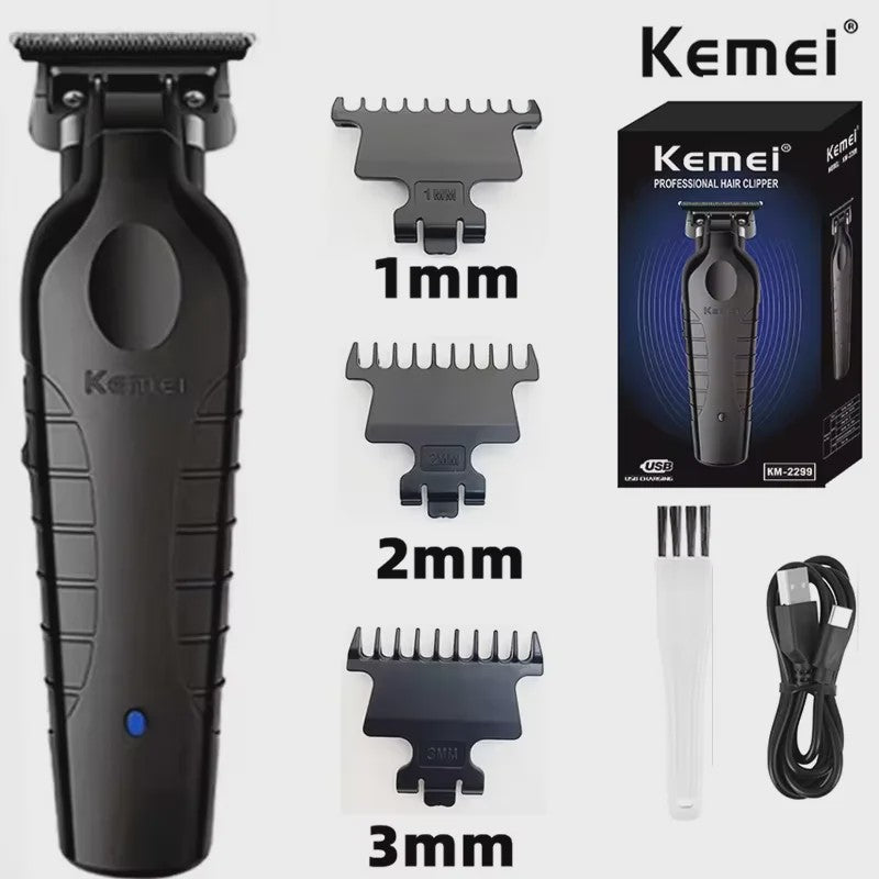 Kemei KM-2299 Professionele Heren Trimmer - USB Oplaadbaar & Draadloos