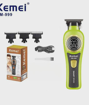 Kemei KM-999 Professionele Draadloze Trimmer met Digitaal Display