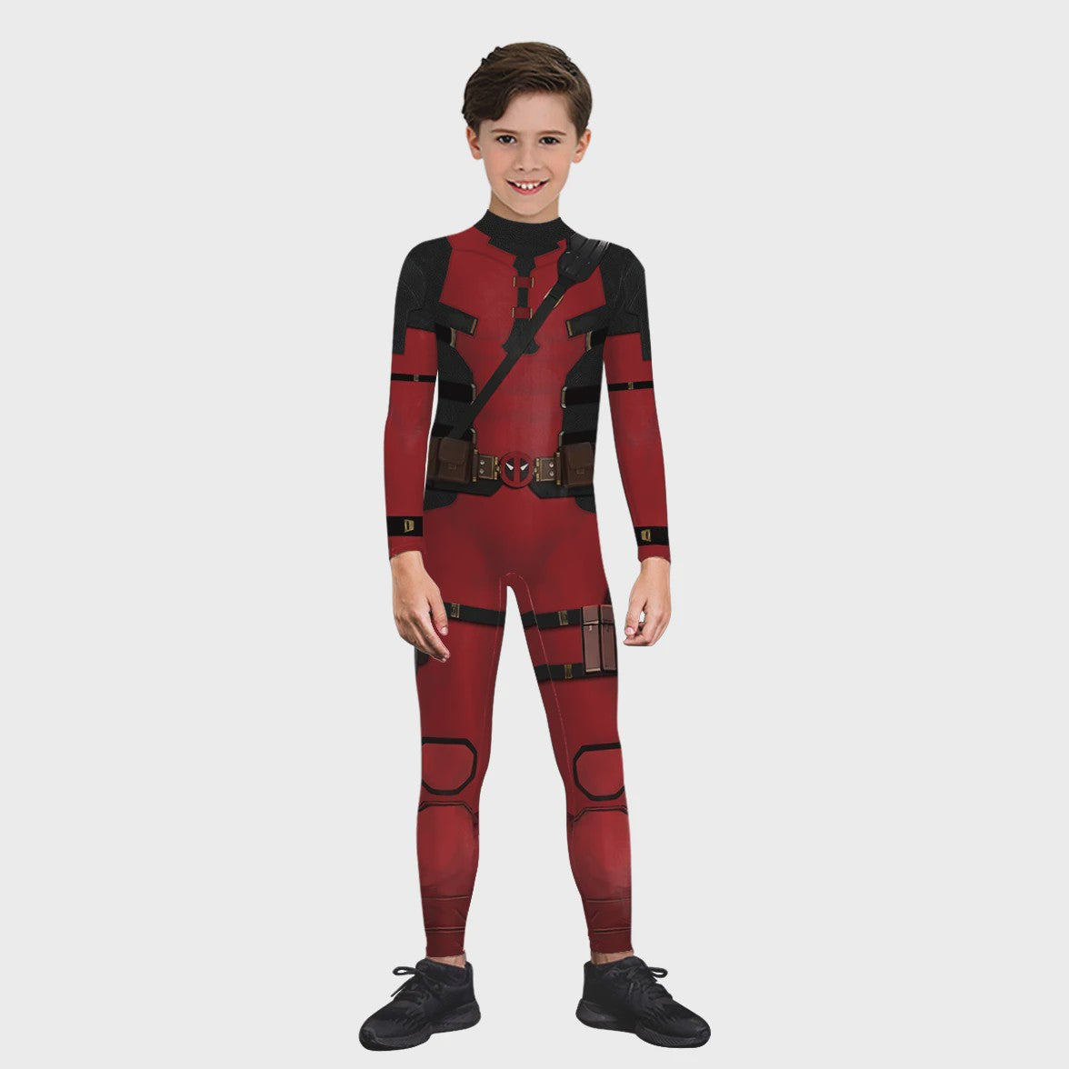Deadpool & Wolverine Dual Cosplay Jumpsuit - Superhelden Outfit voor Kinderen & Volwassenen
