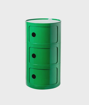 Moderne Ronde Nachtkastje - Minimalistisch Plastic Bijzetkastje
