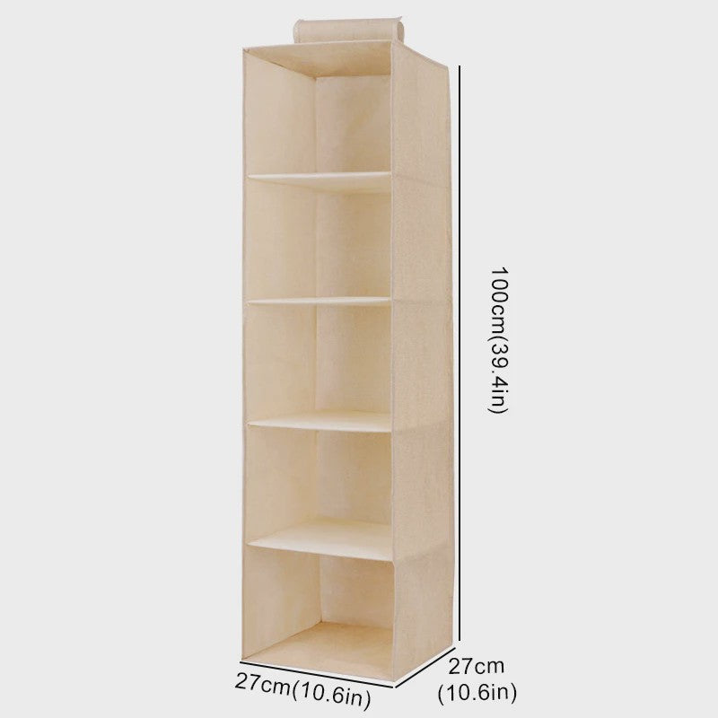 Hangende Garderobekast Organizer met Lades - Opvouwbare Kleding Opbergplanken