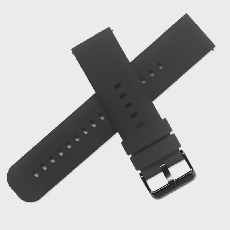 Universele Siliconen Horlogeband 20mm & 22mm - Snelwissel & Comfortabel