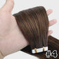 Tape-in Haarverlengingen 100% Echt Menselijk Haar - Kleur #2 - Naadloos & Zacht