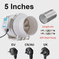 Inline Duct Ventilator 4, 5, 6, 8 Inch - 220V Afzuigventilator voor Keuken, Toilet & Ruimteventilatie