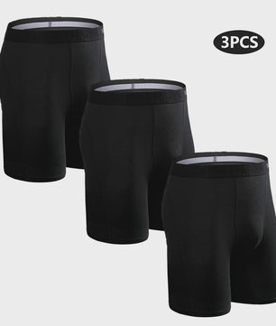 Set van 3 Heren Long Boxershorts - Comfortabel Katoen