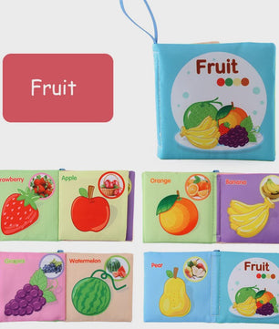 Zacht Stoffen Babyboek - Educatief & Interactief voor Baby's 0-12 Maanden
