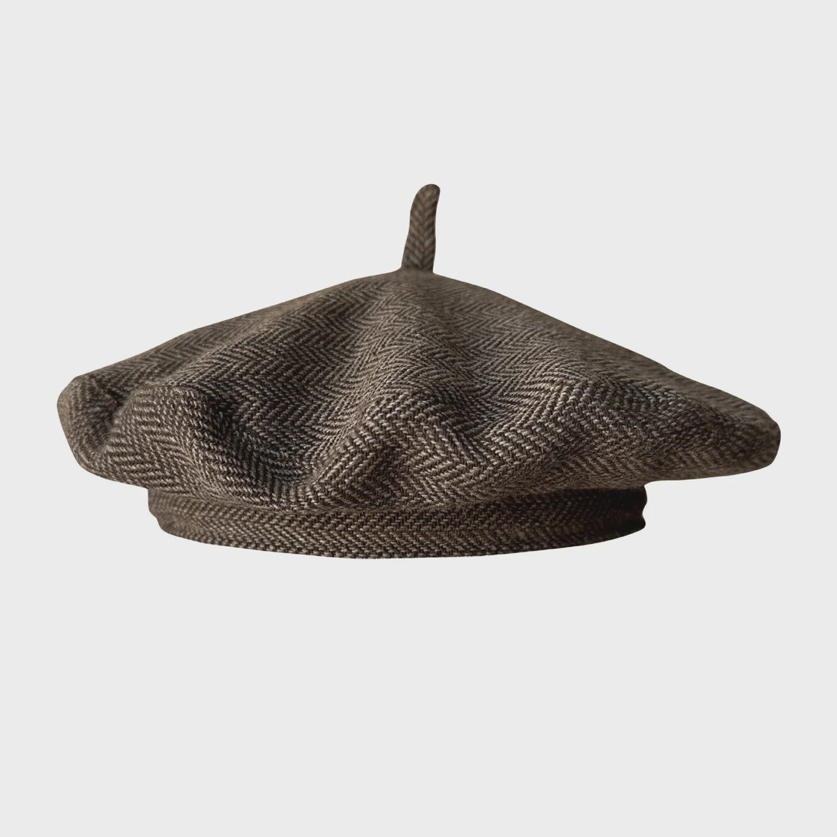 Stijlvolle Ruitjes Baret voor Dames - Retro Vliegende Schotel Hoed