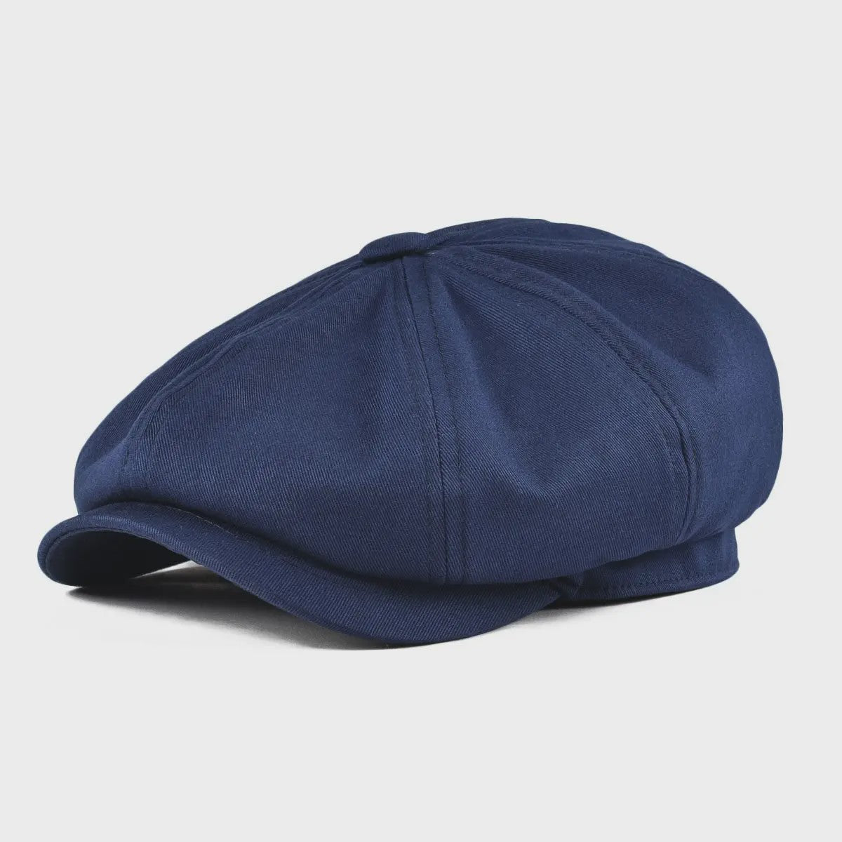 BOTVELA Heren Gatsby Pet van Twill Katoen - Stijlvolle 8-Panel Flat Cap