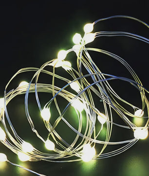10x LED Koperdraad Lichtjes op Batterijen - Sfeerverlichting voor Feest, Kerst & Decoratie