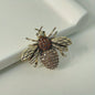 Luxe Bijen Broche met Kristallen - Vintage Baroque Stijl