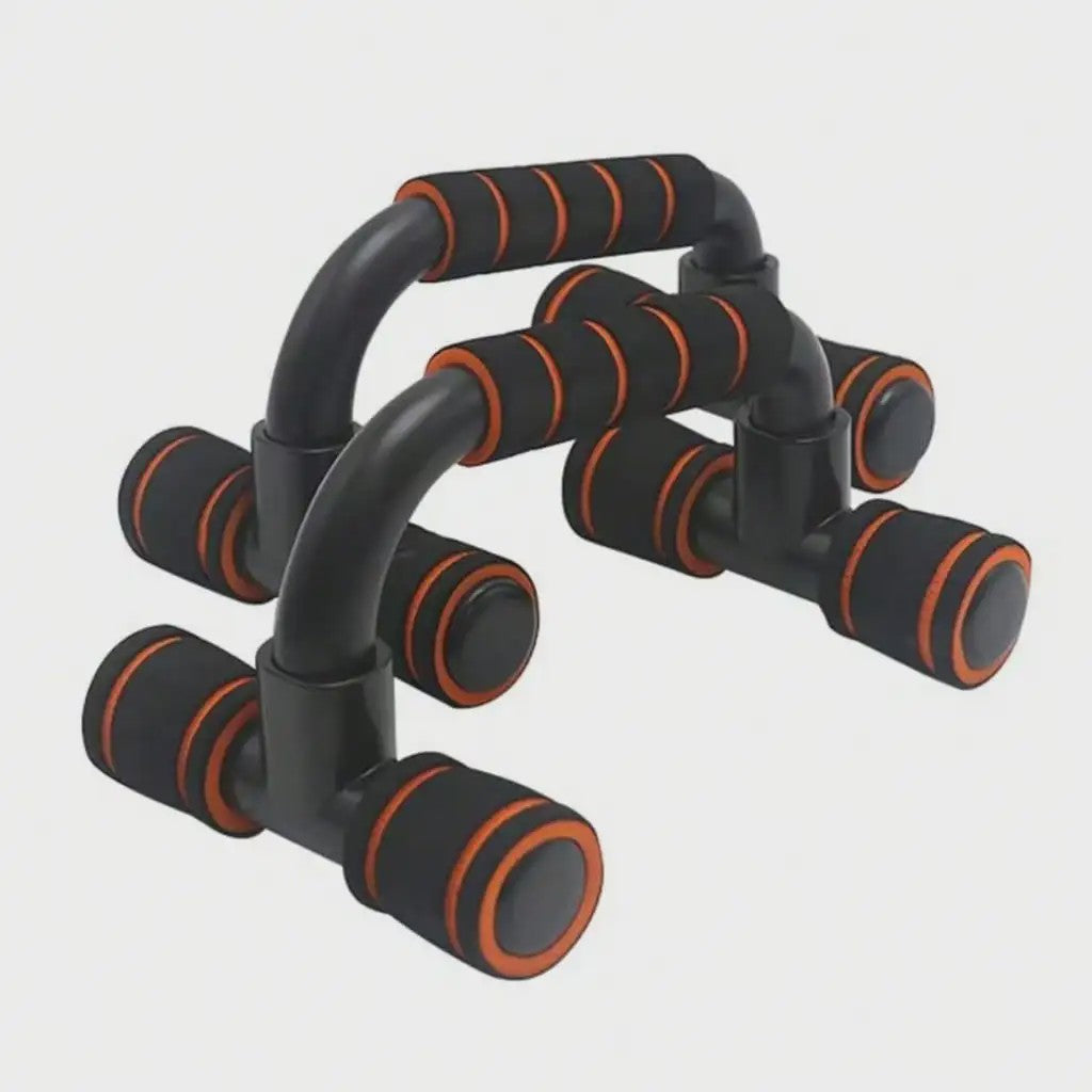 7-delige Home Workout Set: Springtouw, Handknijper, Push-up Bars & Buikroller