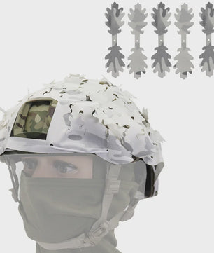 Tactische FAST Helm Cover met Laser Cutting 3D Camouflage - Jacht & Outdoor Accessoires