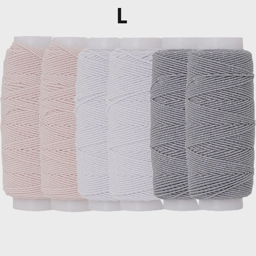 Elastisch Naaigaren 0.6mm - 6 Kleuren Set (20M) voor DIY, Kleding & Hobby