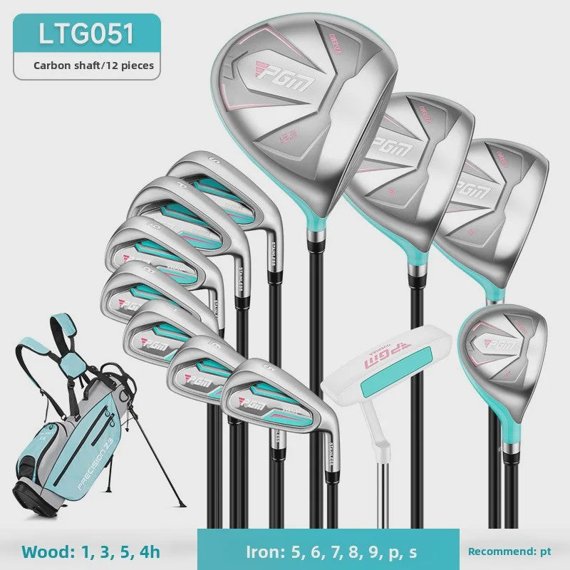PGM Dames Golfclubset LTG051 - Complete Beginnerset met Golftas (12 Clubs)