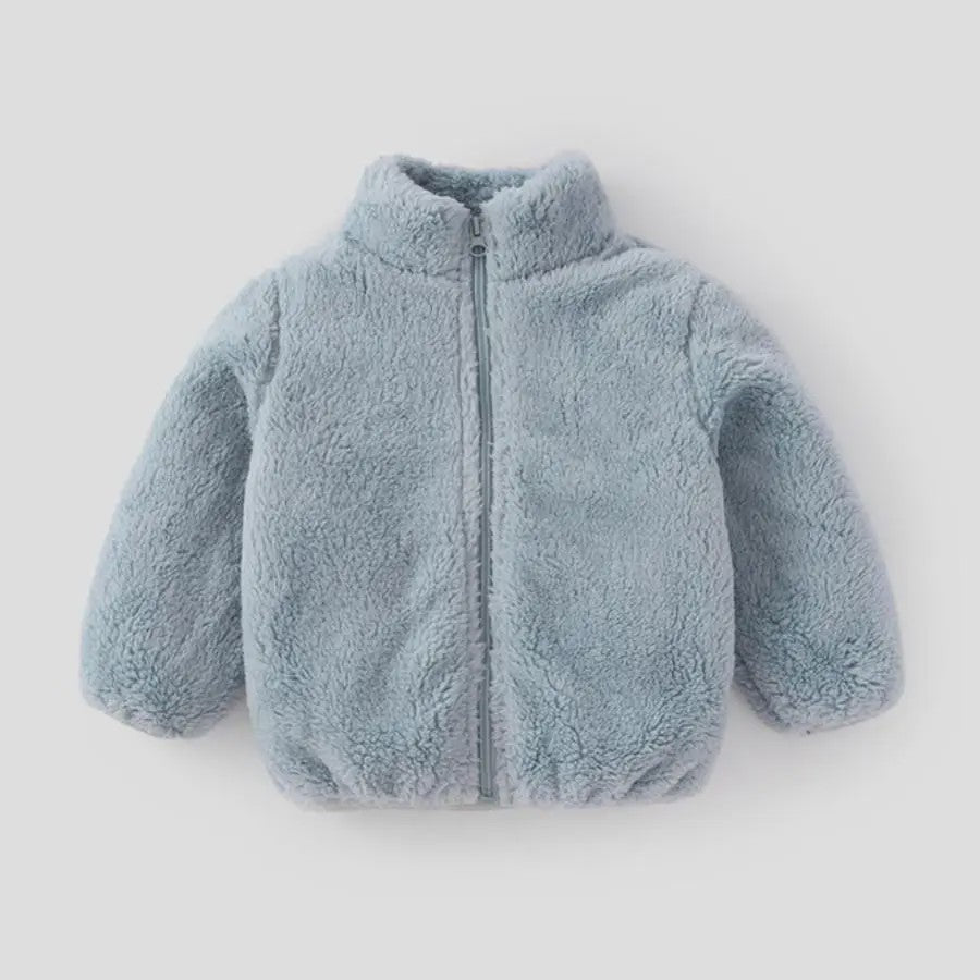 Zachte Pluche Kinderjas - Warm & Stijlvol voor Herfst/Winter