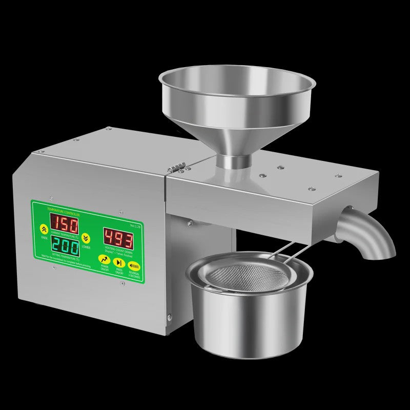 Automatische Oliepers Machine - Koud & Warm Persen voor Huishoudelijk Gebruik