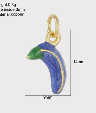 Gouden Bedeltjes Fruit & Drankjes met Zirkonia - Sieraden Maken