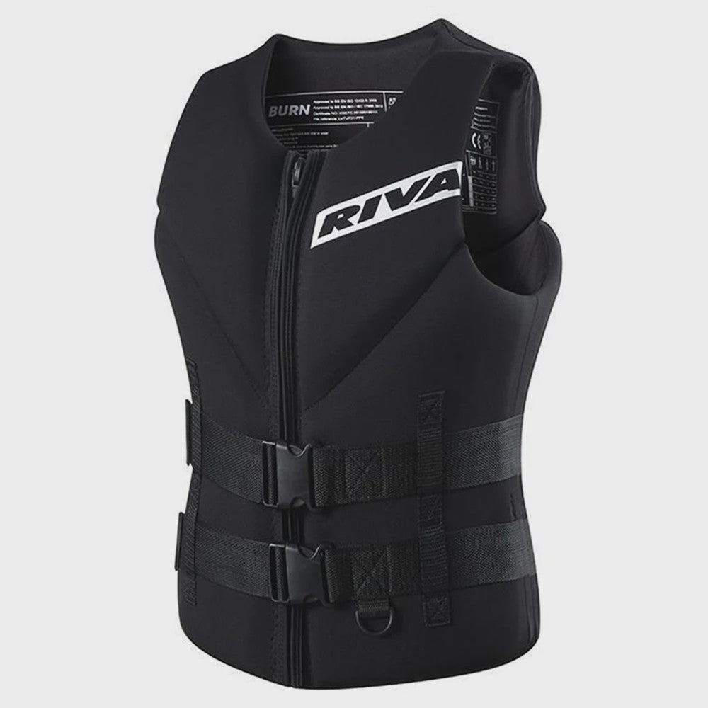 Veiligheidsvest Volwassenen - Neopreen Reddingsvest voor Watersport, Kajakken, Wakeboarden & Motorboten