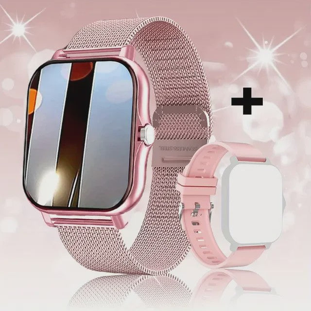 Lenovo Smartwatch 1.83'' - Waterdicht, Fitness Tracker, Bellen & Gezondheidsmonitor (iOS/Android)