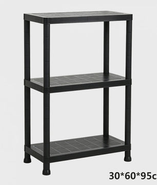 Modulaire Zwarte Kunststof Planken - 3, 4 of 5 Niveaus - Waterdicht & Eenvoudig te Monteren