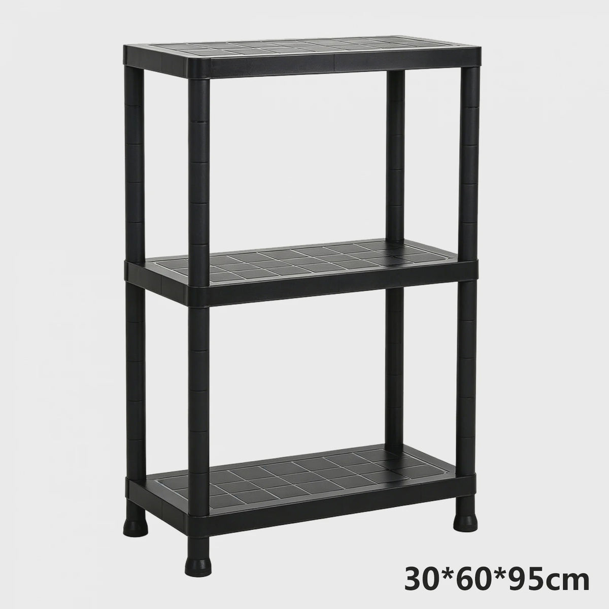 Modulaire Zwarte Kunststof Planken - 3, 4 of 5 Niveaus - Waterdicht & Eenvoudig te Monteren