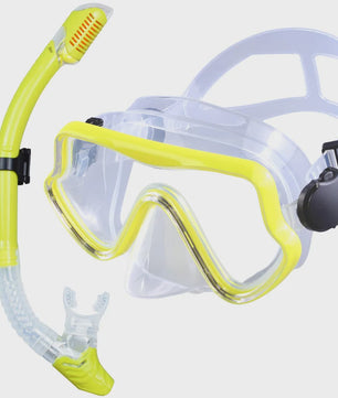 Professionele Duikbril en Snorkel Set voor Volwassenen - Panoramisch Zicht & Duurzaam Gehard Glas