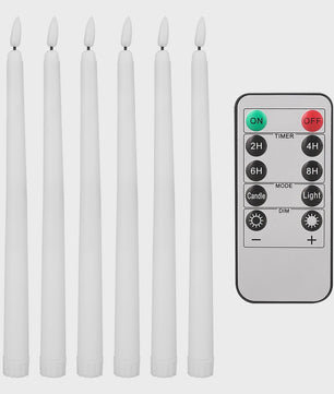 LED Flakkerende Taper Kaarsen 11 inch met Afstandsbediening - Sfeervol en Veilig