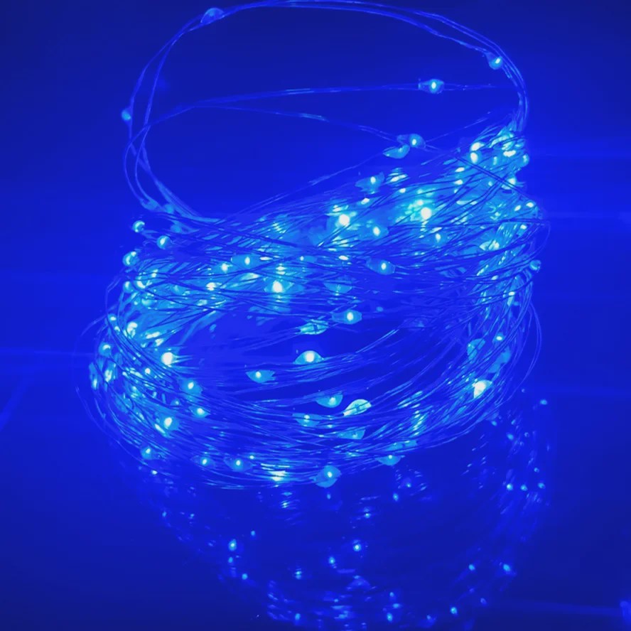 Waterdichte LED Snoer Verlichting - 1-5M Koperdraad - Batterij Aangedreven - Feest & Kerst Decoratie