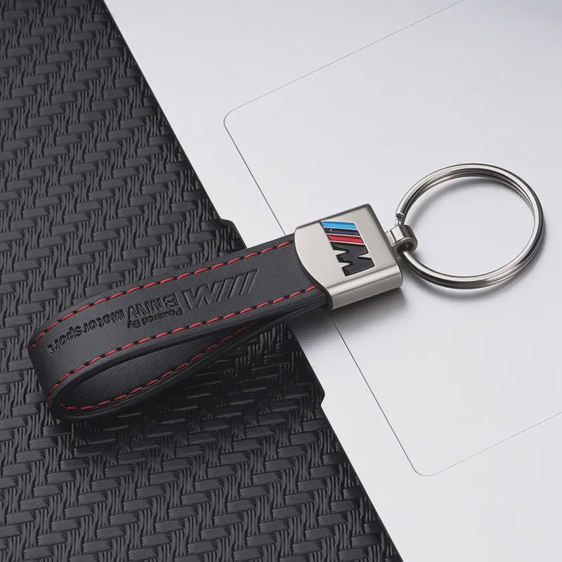 Luxe Lederen Sleutelhanger BMW M - Sportief Design voor BMW 1-7 Serie, X1-X7