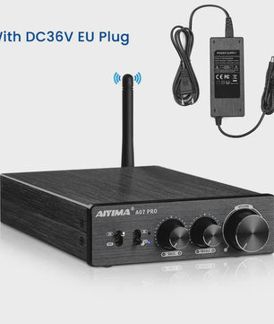AIYIMA A07 PRO Bluetooth 5.2 Versterker TPA3255 - 2x 300W Stereo Digitale Audio Versterker met RCA & APT-X HD