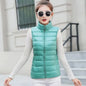 Stijlvolle Dames Bodywarmer - Lichtgewicht & Warm met Witte Eendendons Vulling
