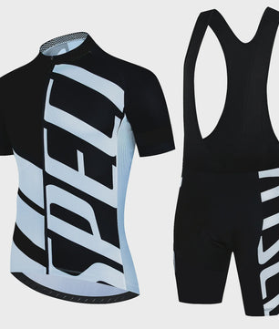 Professionele Fietskleding Set Heren - Zomer MTB Shirt & Bib Shorts