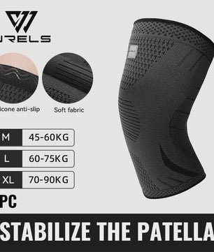 WRELS Compressie Kniebrace - Ademend, Anti-slip, Sport & Pijnverlichting