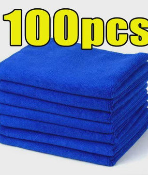 Set van 100 Microvezeldoeken - Pluisvrij, Super Absorberend & Krasvrij - Ideaal voor Auto en Huis