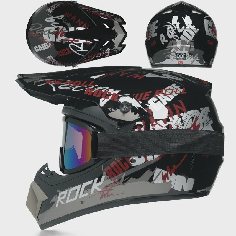 Off-Road Motorcross Helm voor Kinderen & Jongeren - Veilig & Stijlvol