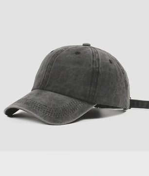 Vintage Washed Denim Baseball Cap - Unisex Snapback Hoed